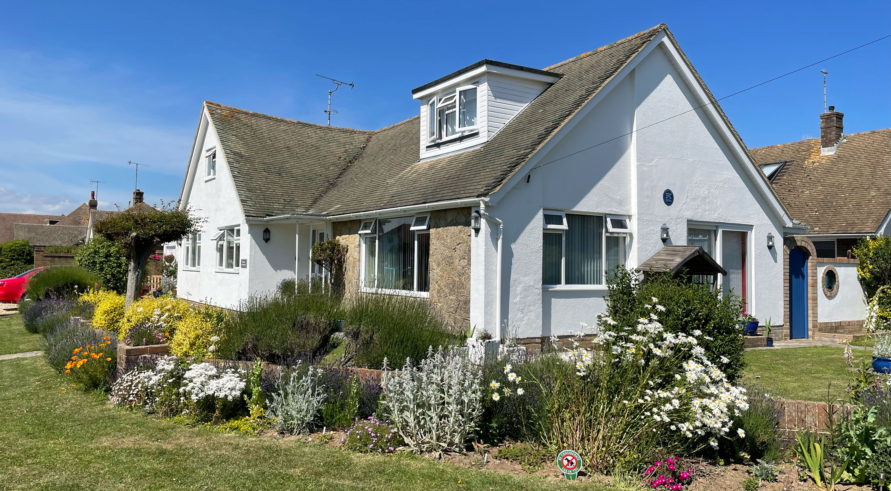 View of the B&B from the road
